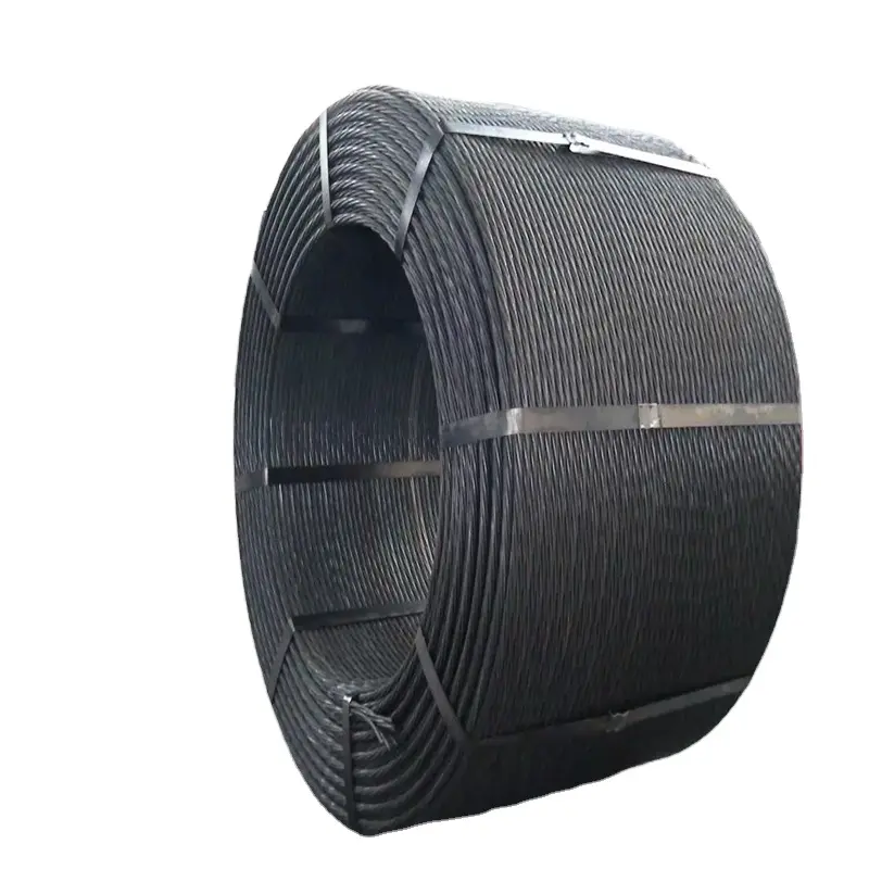12.7mm 15.24mm 1860Mpa PC Wire Strand 1860MPa ASTMA 416 High Tensile Wire