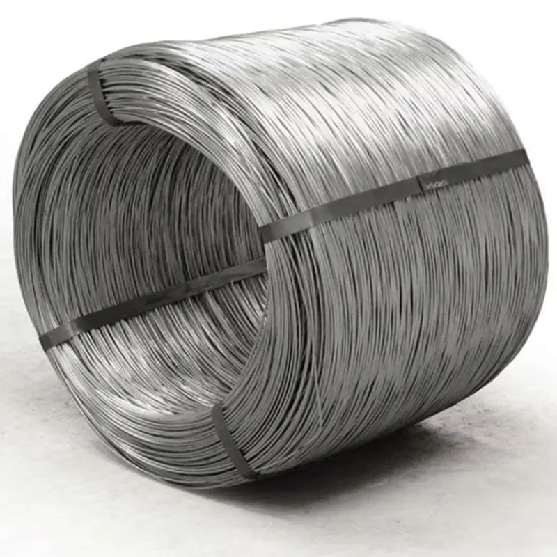 C1022 Carbon 22 Gauge Zinc Coated Galvanized Spring Mild Steel Wire Rods