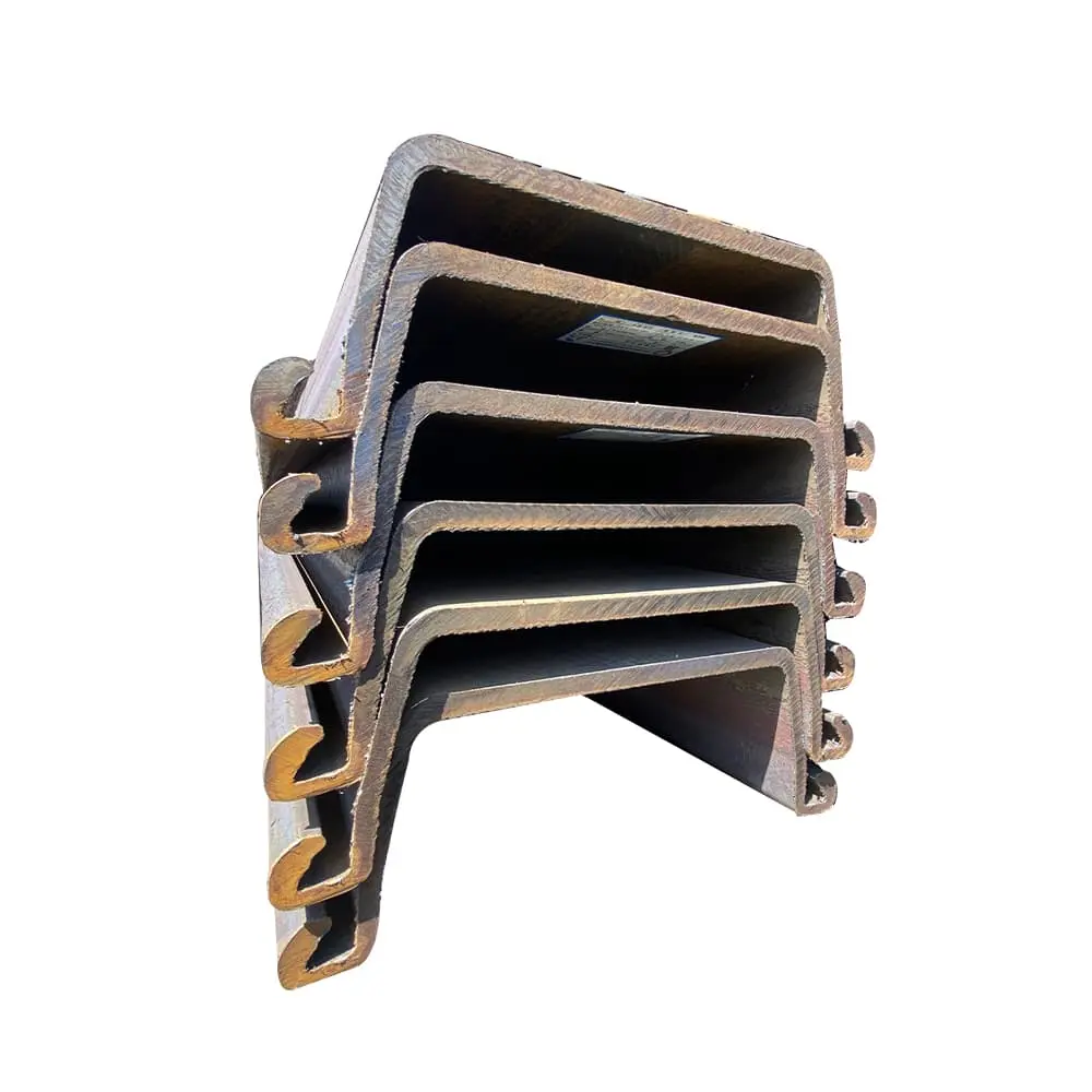 Hot Selling S275 S355 S390 Sheet Piling Hot Rolled Sheet Pilling Cold Formed U Steel Sheet Pile