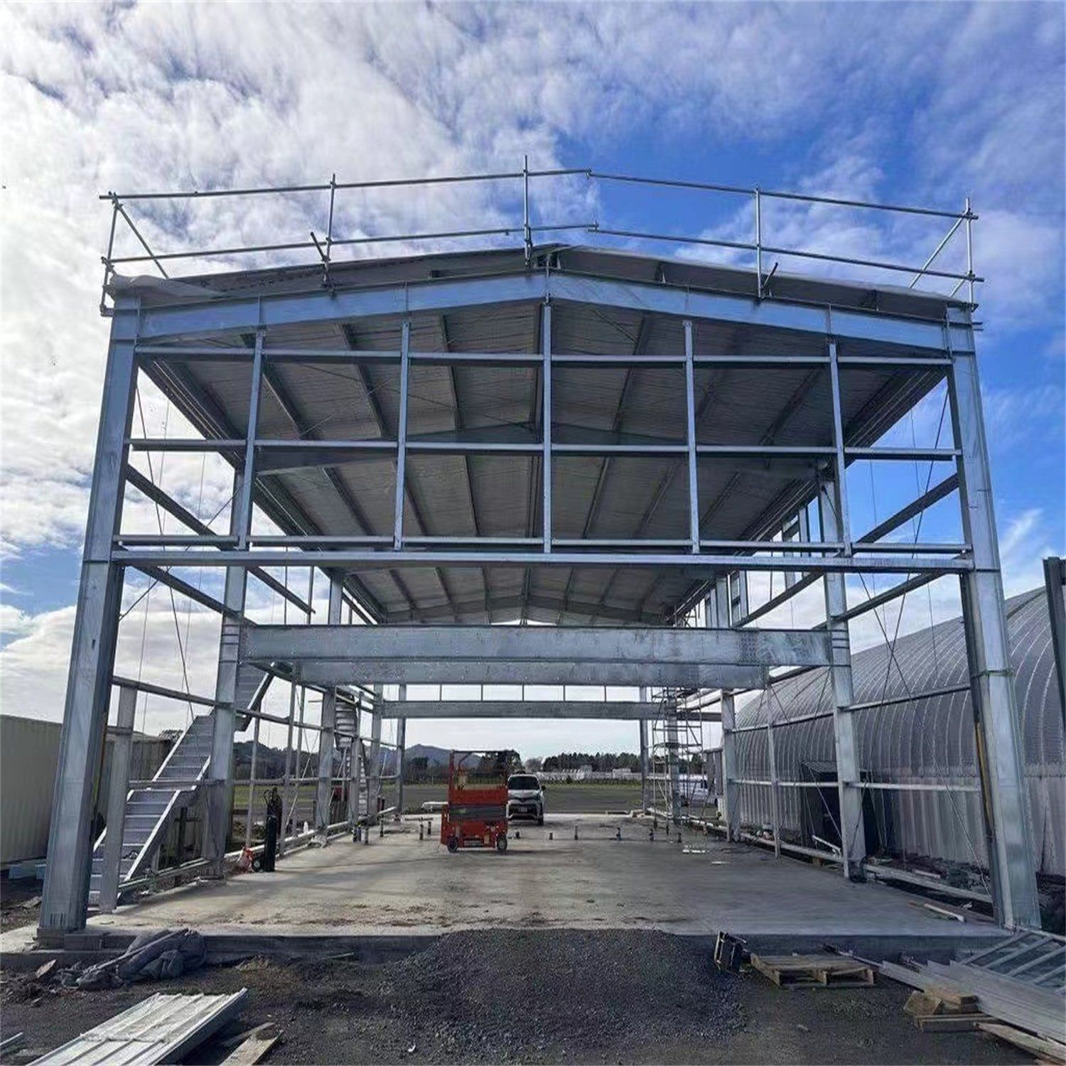 Long-span Steel Structure Metal Building Steel Frame Prefabricated Warehouse Workshop Hangar